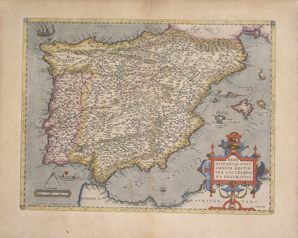 Regni Hispaniae Postomnivm Editiones Locvpletissima Descriptio