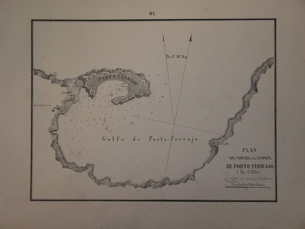 Plan Du Golfe et du Port de Porto Ferrajo, (Ile …