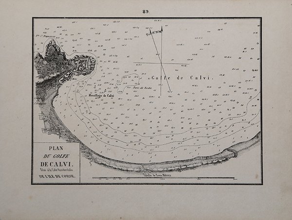 Plan Du Golfe De Calvi. Situé à la Còte Occidentale …