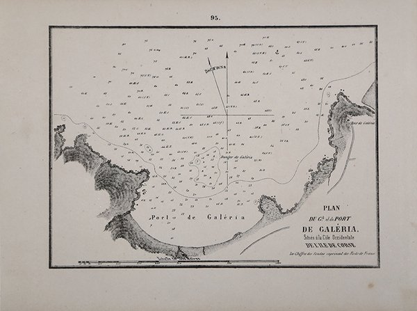 Plan Du G.fe et du Port de Galèria, Situès à …