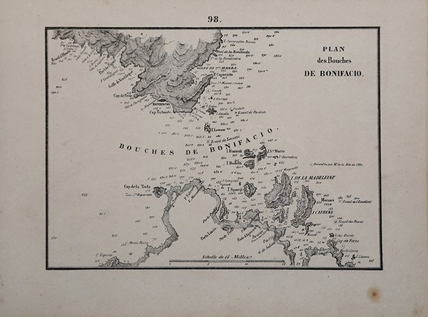 Plan des Bouches De Bonifacio