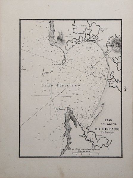 Plan du Golfe d'Oristano En Sardaigne