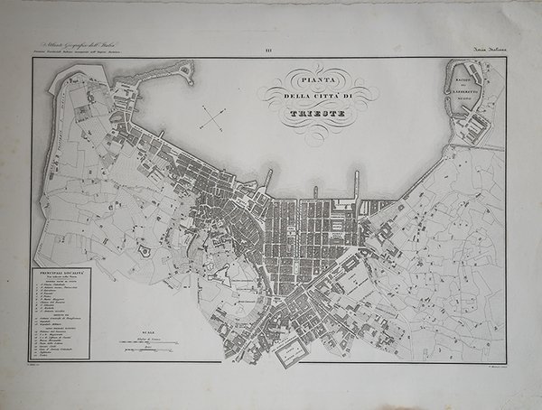 Pianta della Città di Trieste