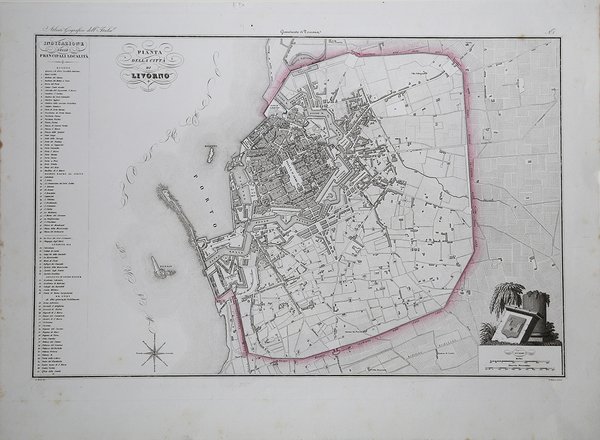 Pianta di Livorno