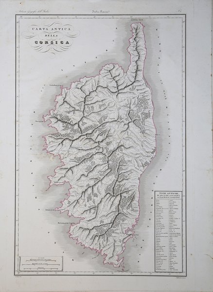 Carta Antica dell Corsica