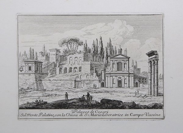 Palazzo de Cesari sul Monte Palatino, con la Chiesa di …