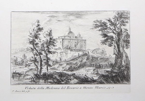 Veduta della Madonna del Rosario a Monte Mario