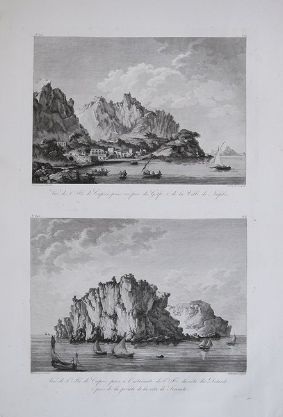 Vue de l'Ile de Capreè prise en face du Golfe …