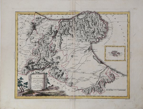 La Capitanata tratta delle Carte del Sig.r Rizzi Zannoni | Immagine principale