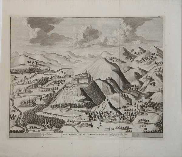 Sacri Montis Casini ac Monasterii Prospectus