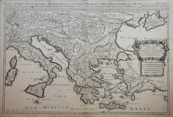 Estats De L'Empire du Grand Seigneur des Turcs en Europe, …