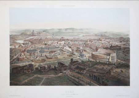 Rome Vue prise au dessus du Mont-Celio