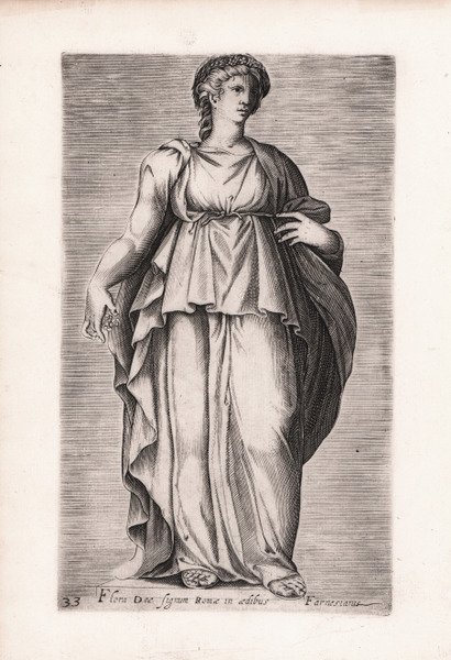 Flora Deae signum Romae in aedibus Farnesianis