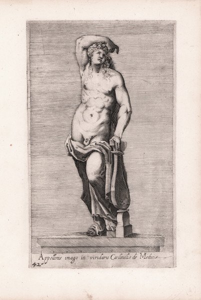 Apollinis imago in Viridario Cardinalis de Medicis