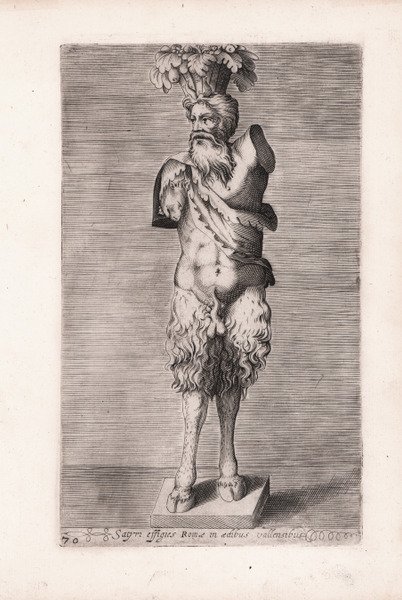 Satyri effigies Romae in aedibus vallensibus