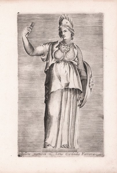 Bellona marmorea in hortis Cardinalis Farrariae