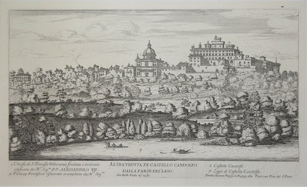 Altra veduta di Castello Candolfo dalla parte del'lago