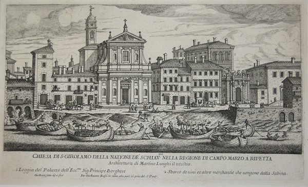 Chiesa di S. Girolamo della Natione de' Schiav.oni nella regione …