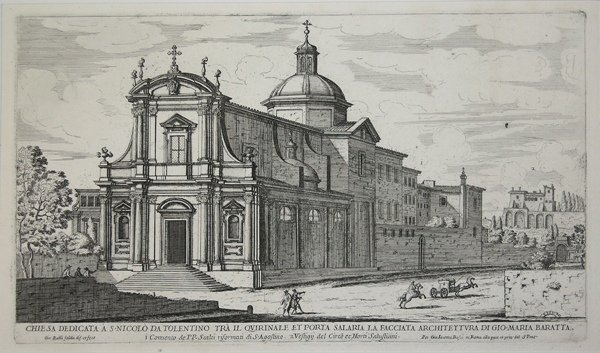 Chiesa dedicata a S. Nicolò da Tolentino tra il Quirinale …