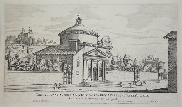 Chiesa di Sant'Andrea Apostolo, posta fuori della porta del'Popolo architettura …