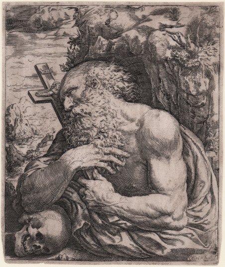 San Girolamo che abbraccia il Crocifisso