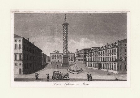 Piazza Colonna in Roma