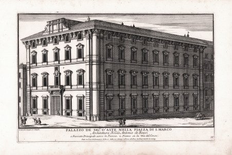 Palazzo dè Sig.ri D'Aste nella Piazza di S. Marco