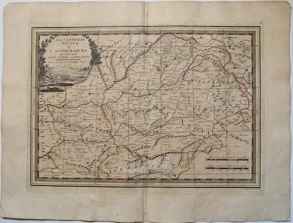 La Castiglia Nuova e L'estremadura delienate sulle ultime osservazioni