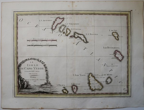 Le Isole di Capo Verde delinetae sulle ultime osservazioni