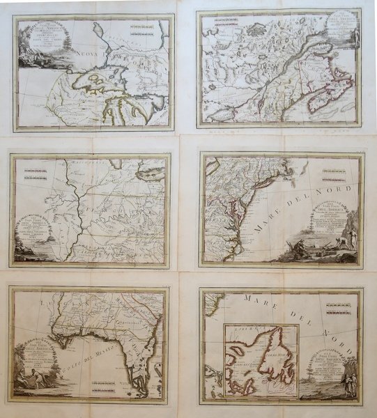 Gli Stati Uniti dell'America Delineati sulle ultime Osservazioni.