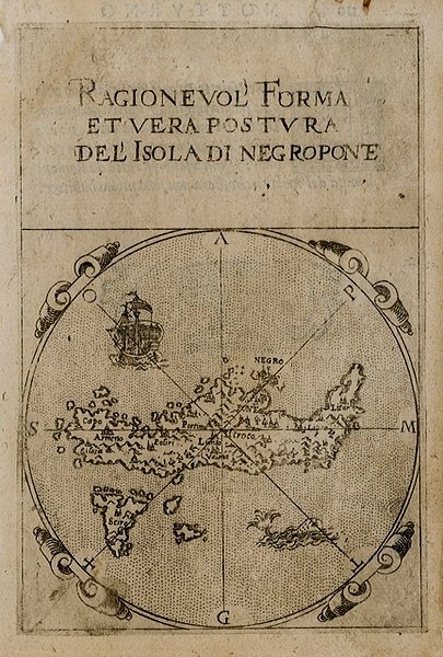 Ragionevole Forma et Vera Postura del' Isola di Negroponte