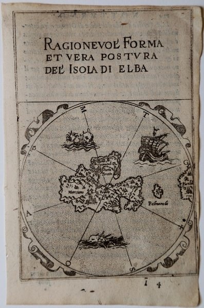 Ragionevole Forma et Vera Postura del' Isola di Elba