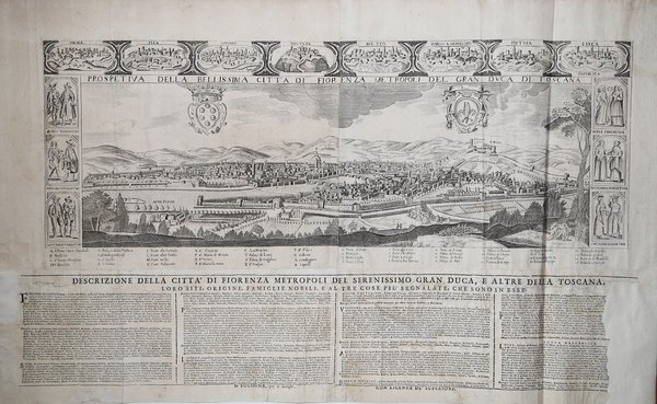 Prospettiva della Bellissima Citta di Fiorenza, Metropoli del Gran Duca …