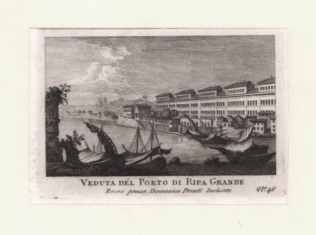 Veduta del Porto di Ripa Grande