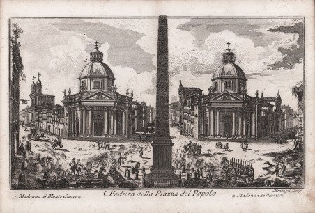 Veduta della Piazza del Popolo