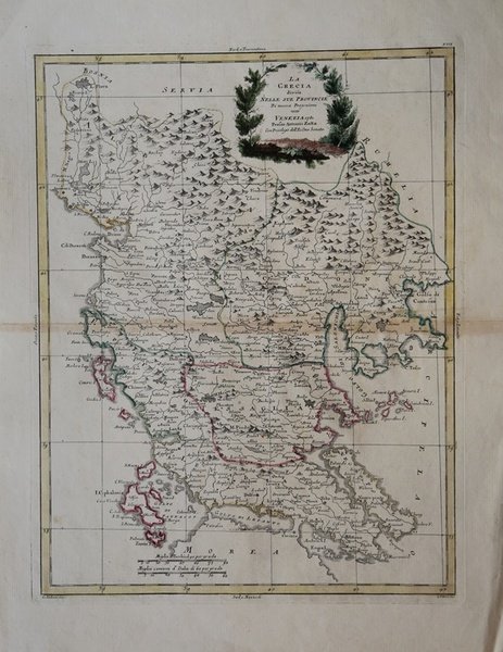 La Grecia divisa nelle sue Provincie