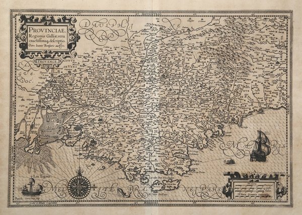 Provinciae, Regionis Galliae, vera exactissimaq. descriptio… | Immagine principale