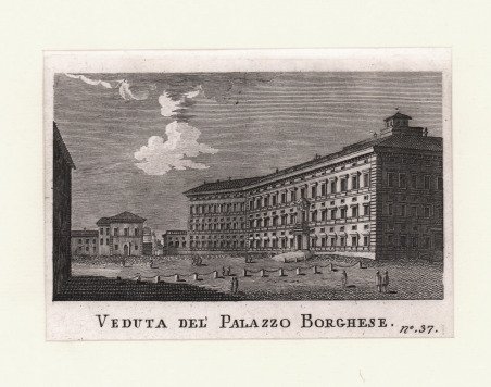 Veduta del Palazzo Borghese