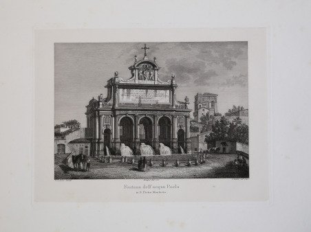 Fontana dell' acqua Paola in S. Pietro Montorio