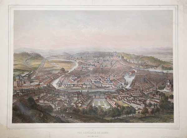 Vue Gènèrale de Rome prise du Mont Janicule