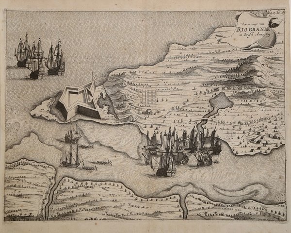 Veroveringe van Rio Grande in Brasil. Anno 1633
