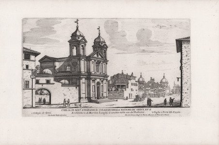 Chiesa di Sant'Athanagio, e Collegio della Natione de' Greci.