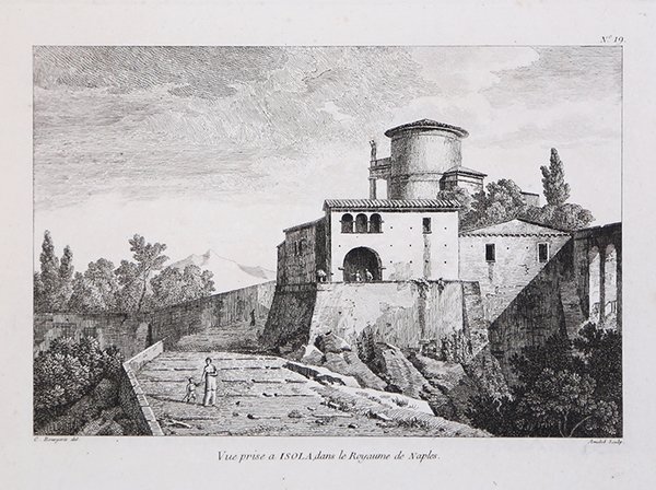 Vue prise a Isola, das Royaume de Naples