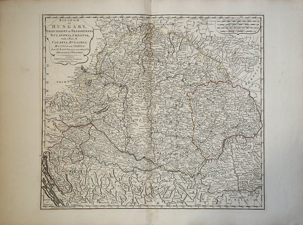 Kingdom of Hungary, Principality of Transilvania, Sclavonia, Croatia, with a …