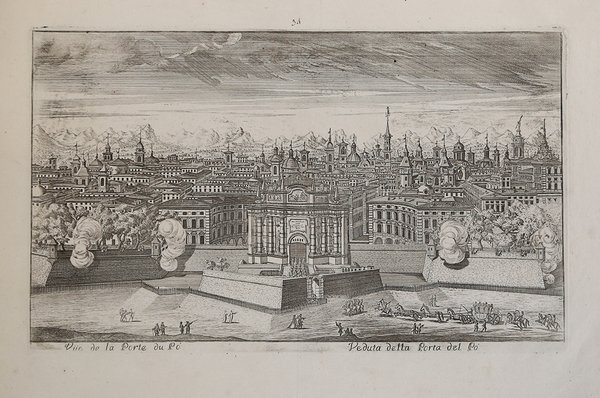 Vüe de la Porte du Pó / Veduta della Porta …