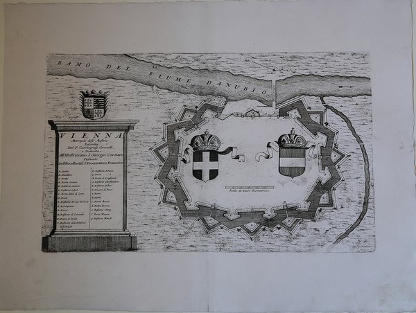 Vienna, Metropoli dell'Austria descritta dal P. Cosmografo Coronelli, e dedicata …