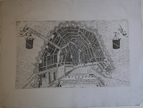 Amsterdam, dedicata dal P. Coronelli Cosmografo della S.S. Repubblica di …