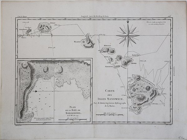 Carte des Isles Sandwich