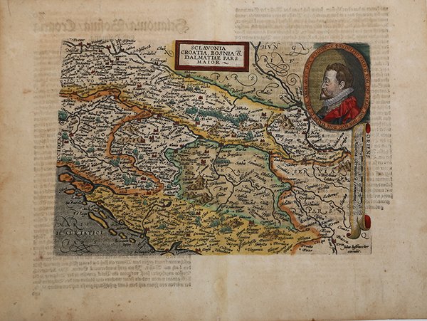 Sclavonia Croatia, Bosnia & Dalmatiae Pars Maior