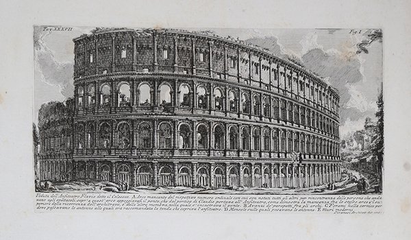 Veduta dell'Anfiteatro Flavio detto il Colosseo.